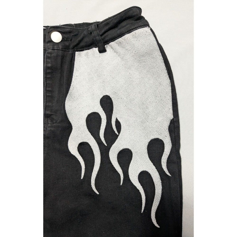 I.AM.GIA QUINN FLARE FLAME Black Stretch Denim Jeans - Women Small - Picture 4 of 16